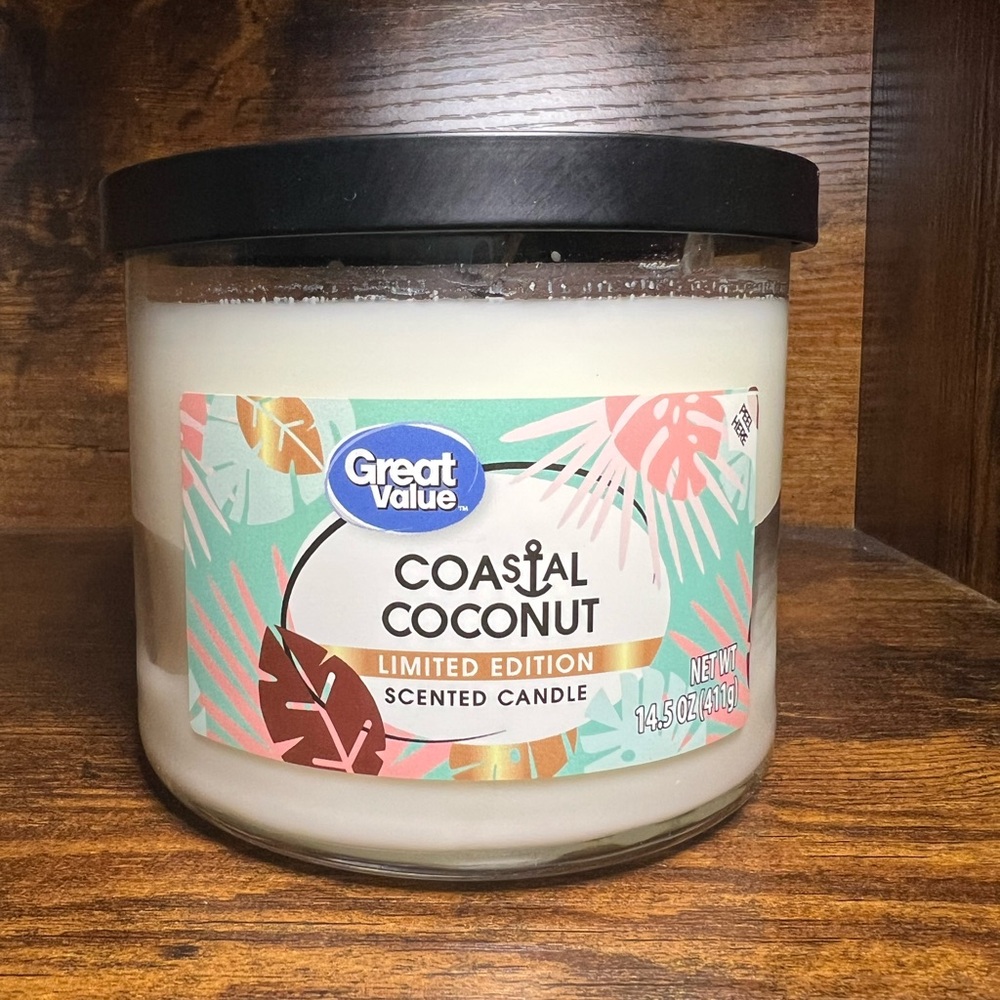 Great Value Costal Coconut candle
